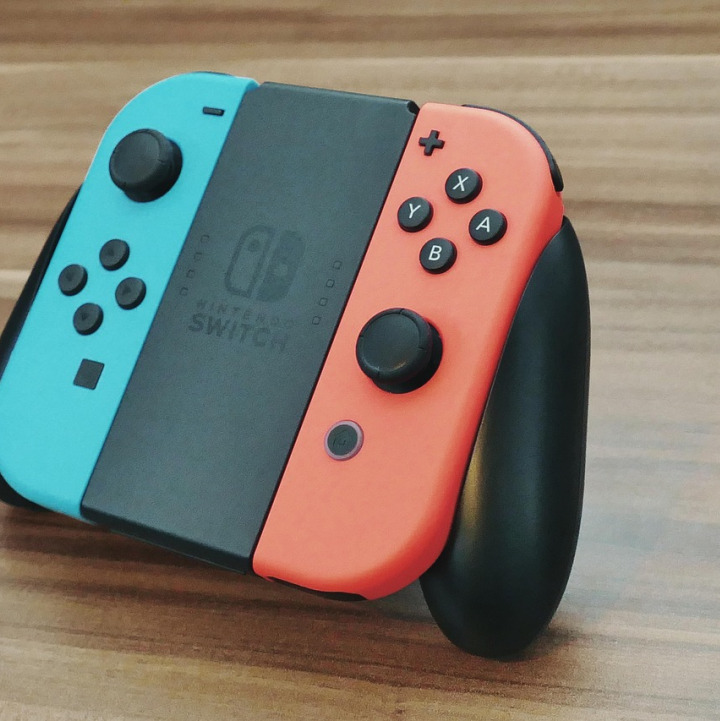 neon gaming controller